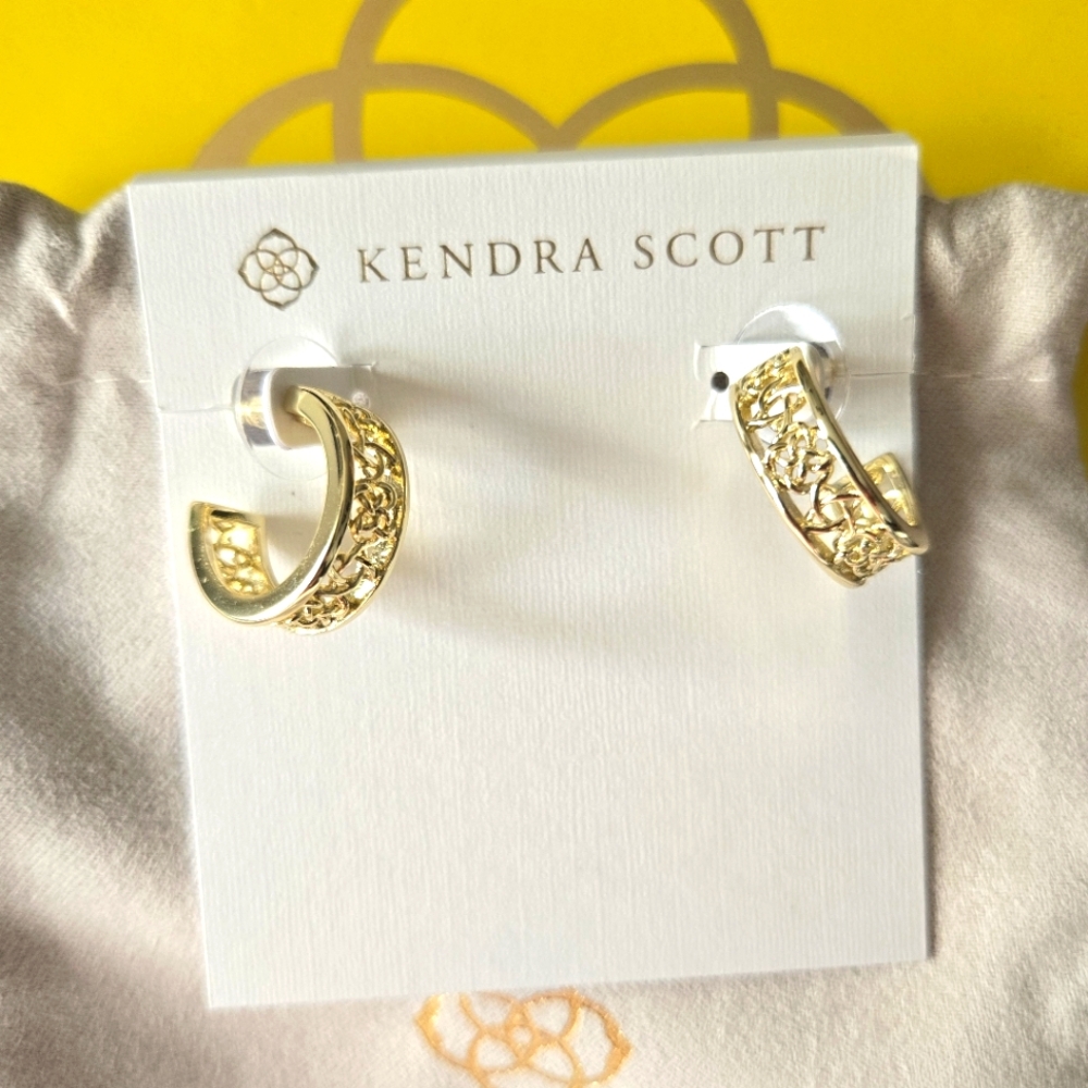 Kendra Scott Gold Hoop Earrings
